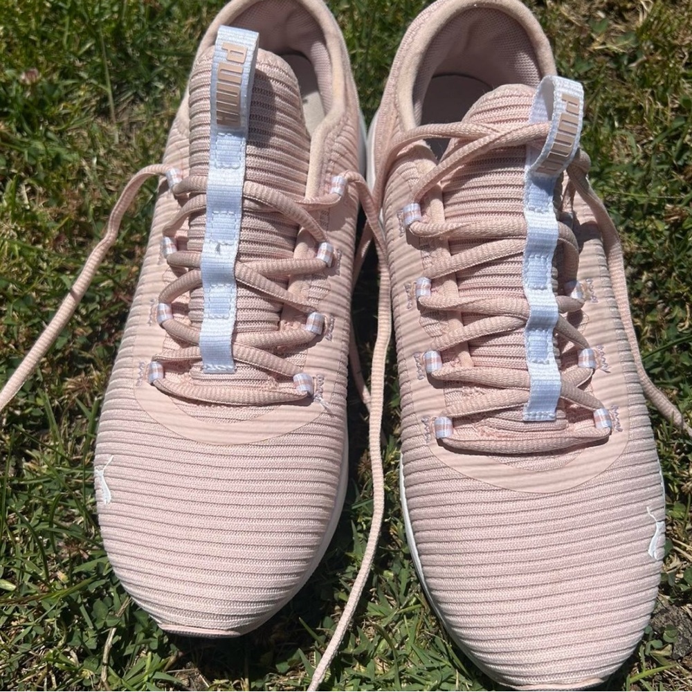 Puma Women's Athletic Sneakers in Soft Pink and White
